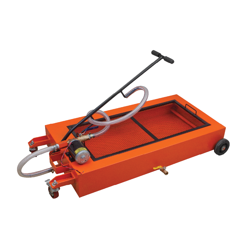 Oil Drain With Manual Rotary Pump