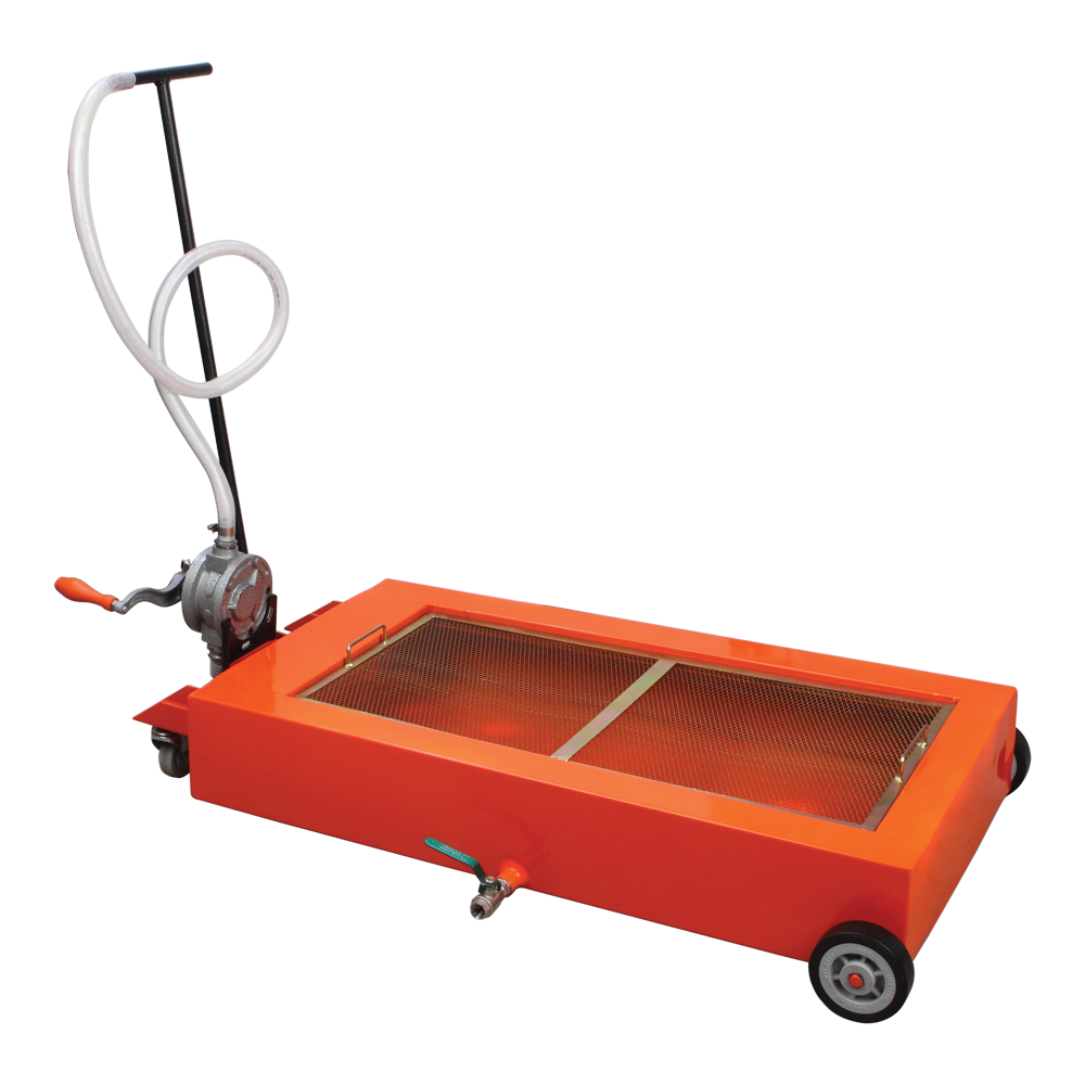 Oil Drain With Manual Rotary Pump